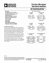 DataSheet OP293 pdf